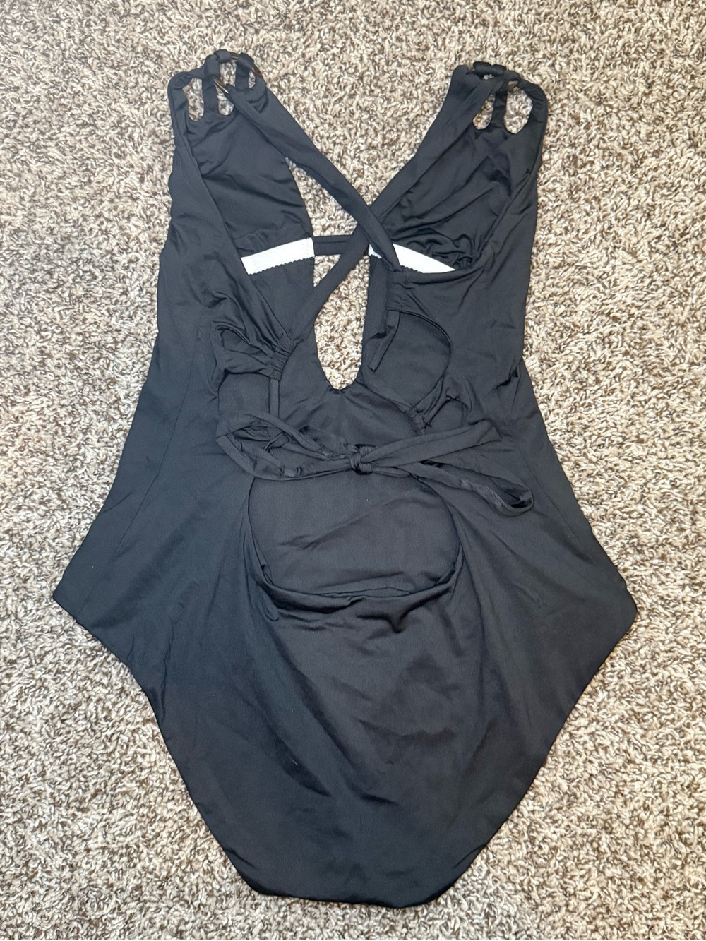BECCA Black Swimsuit with Gold Logo Tag - Picture 4 of 7